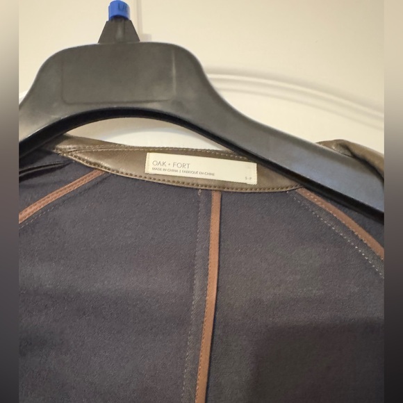 Oak and fort leather cross over top - Picture 2 of 3